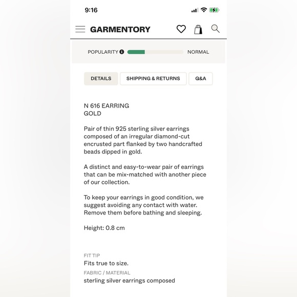 Marie Laure Chamorel N 616 Stud Earrings - Picture 8 of 9